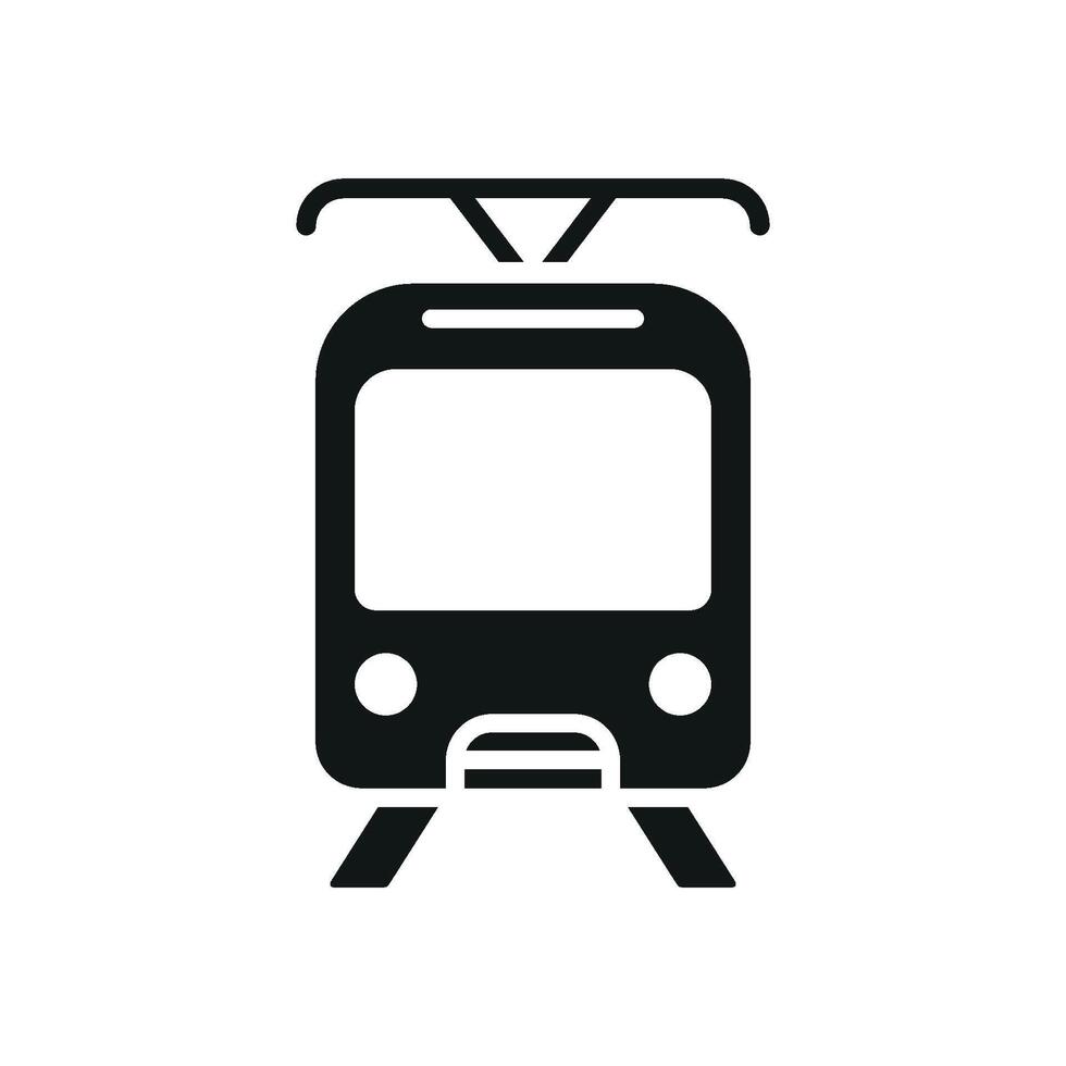 Tram icon design templates simple and modern vector