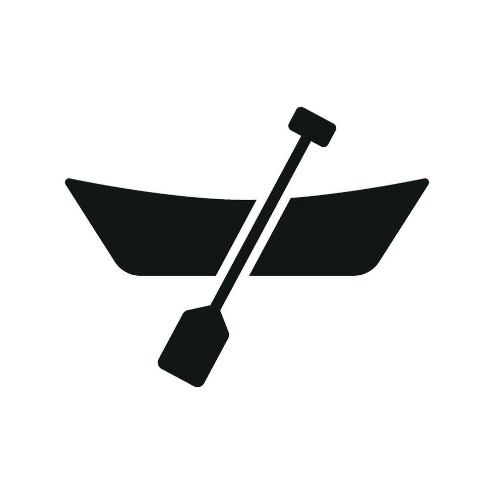 Canoe icon design templates simple and modern vector