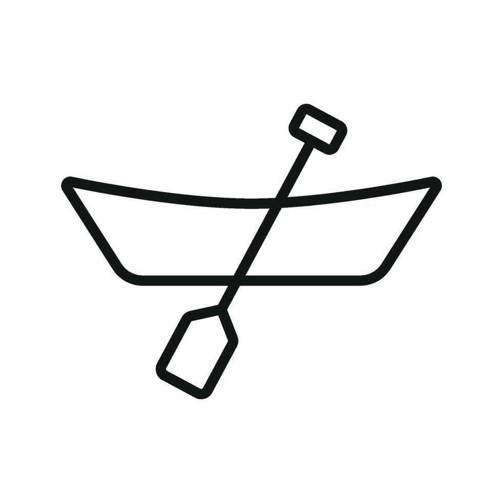 Canoe icon design templates simple and modern vector