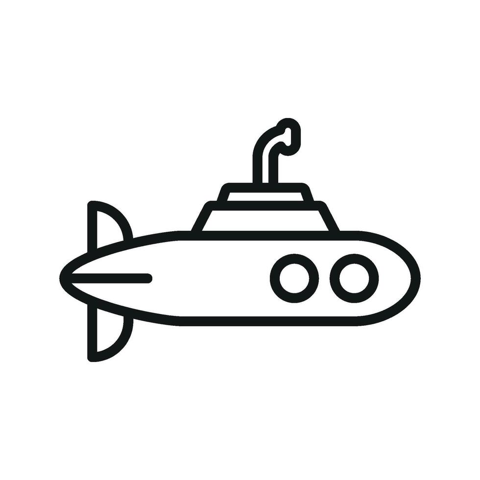 Submarine icon design templates simple and modern vector