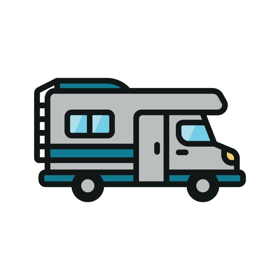 Motor home icon design templates simple and modern vector