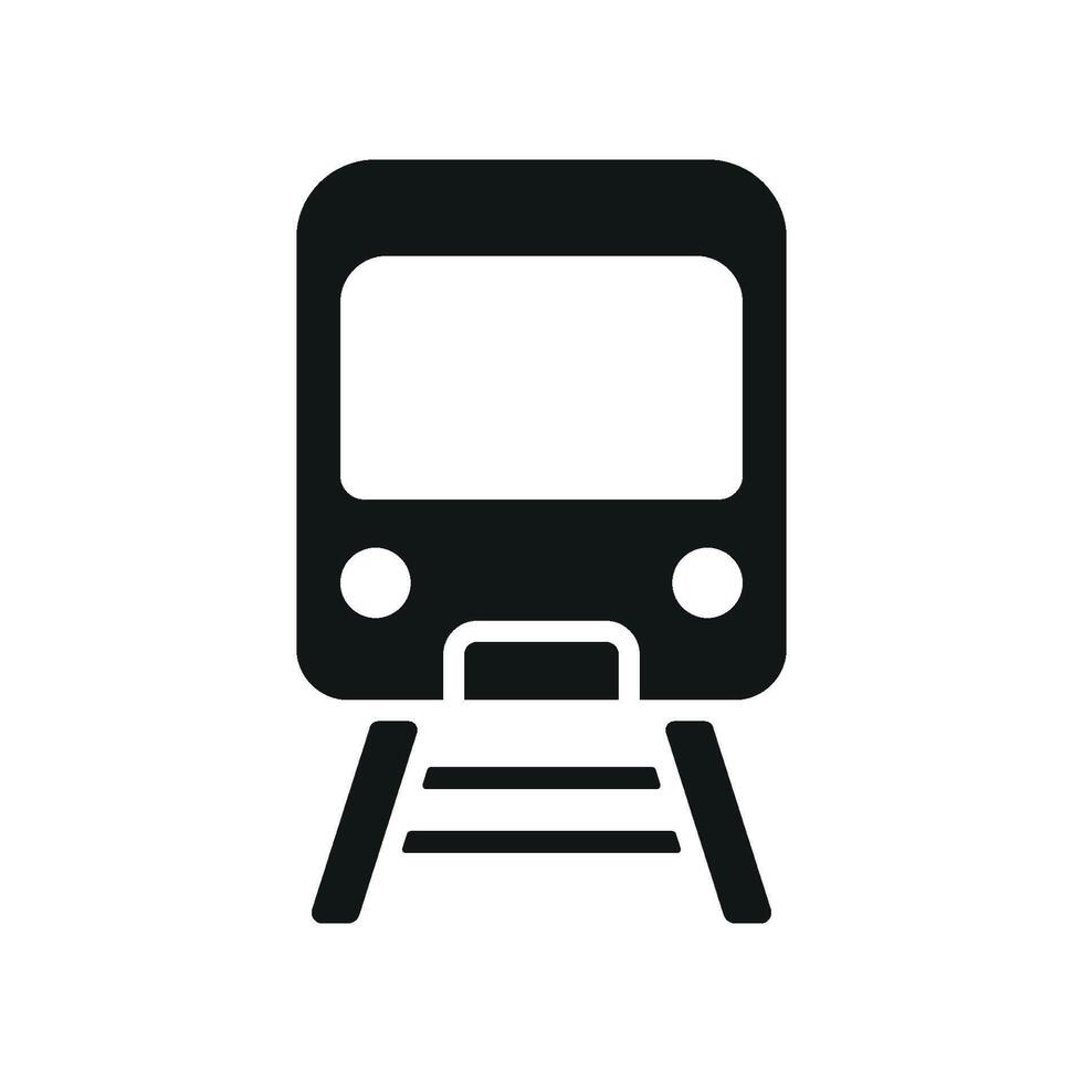 Subway train icon design templates simple and modern vector