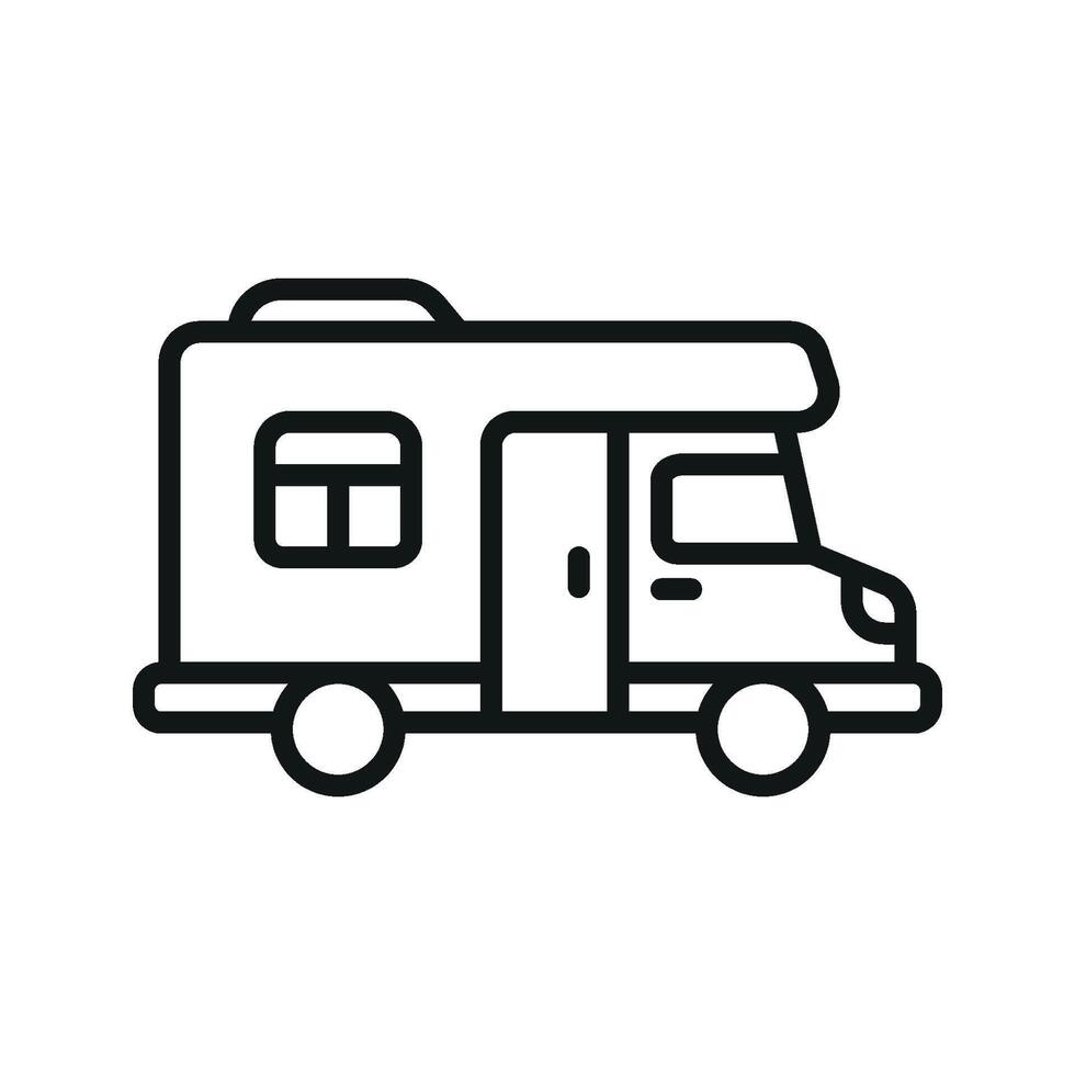 Motor home icon design templates simple and modern vector