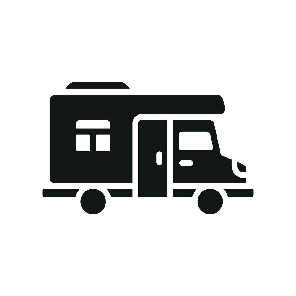 Motor home icon design templates simple and modern vector