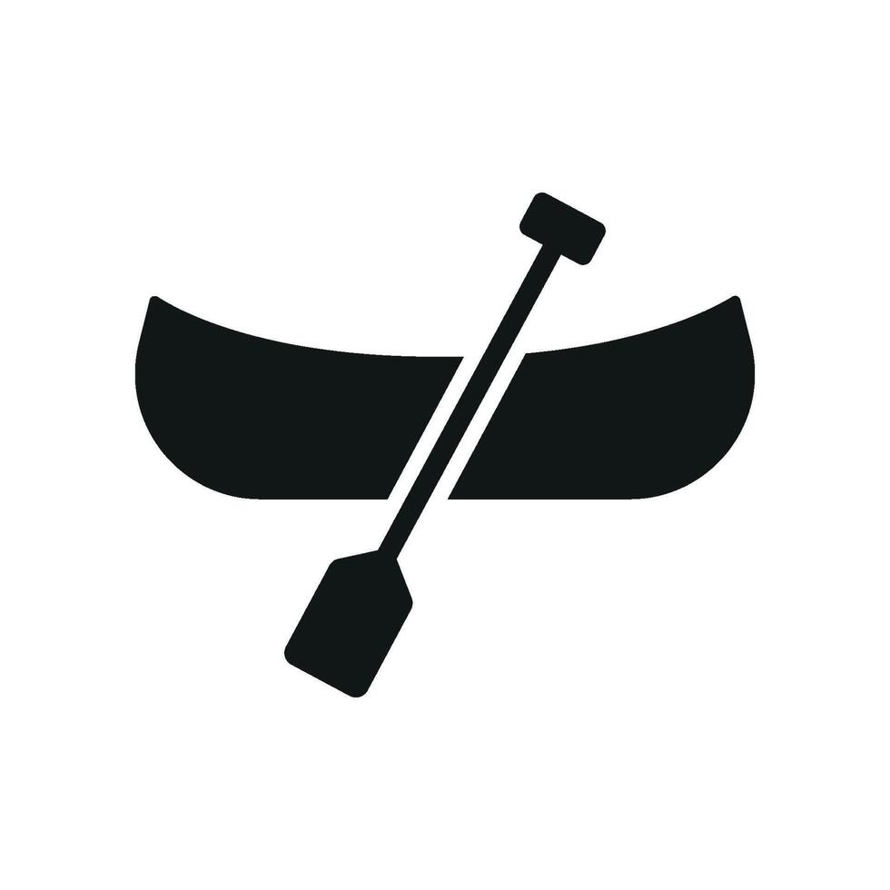 Canoe icon design templates simple and modern vector