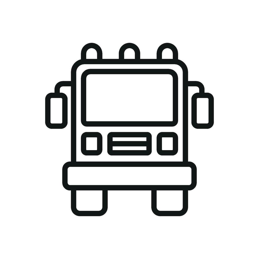Fire truck icon design templates simple and modern vector