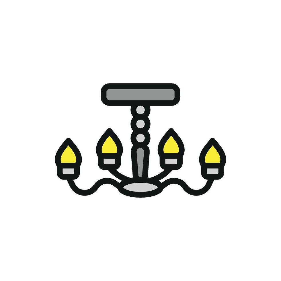 Chandeliers icon design templates simple and modern vector