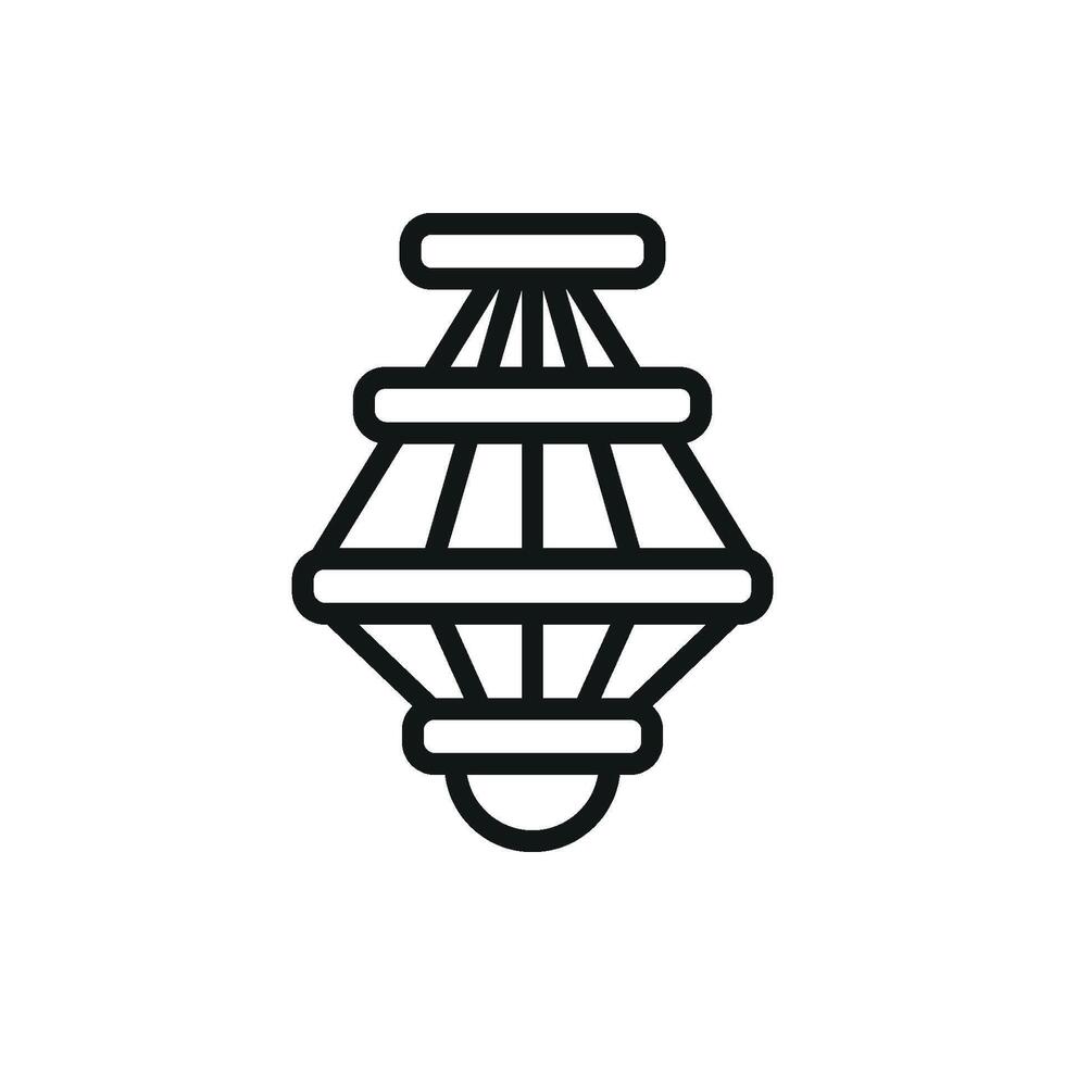 Chandeliers icon design templates simple and modern vector
