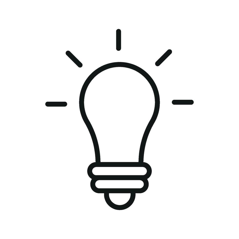 Light bulb icon design templates simple and modern vector