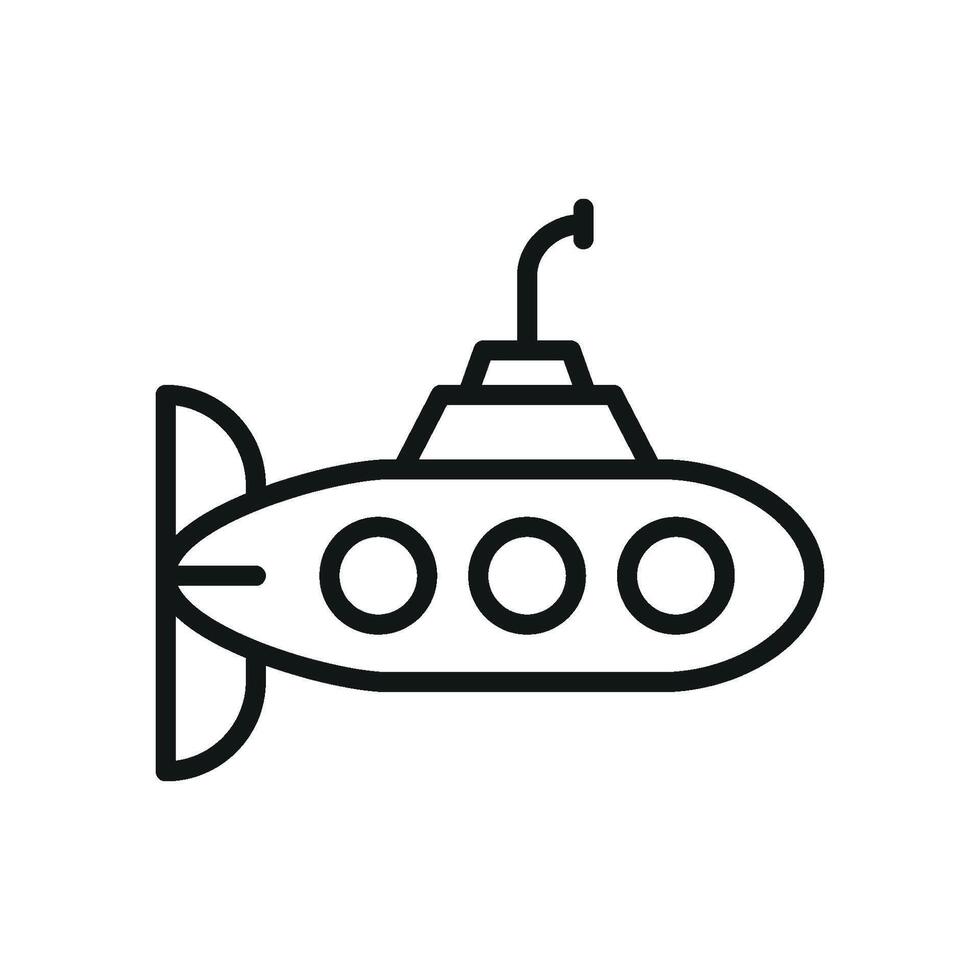 Submarine icon design templates simple and modern vector