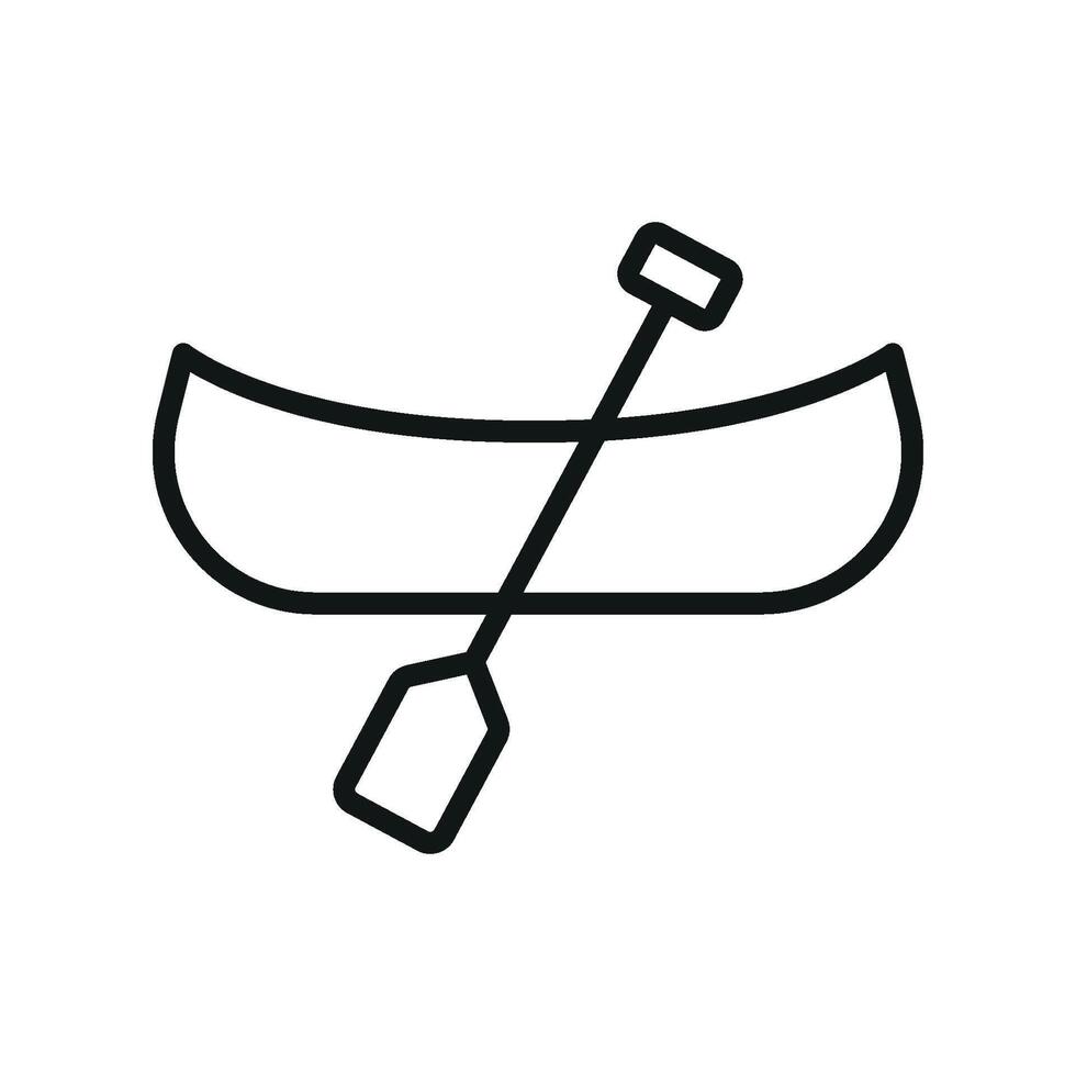 Canoe icon design templates simple and modern vector