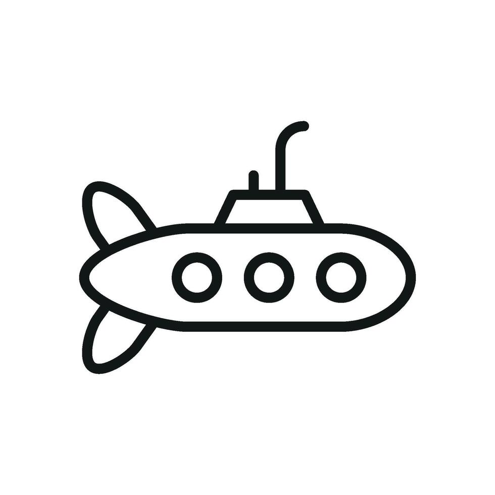 Submarine icon design templates simple and modern vector