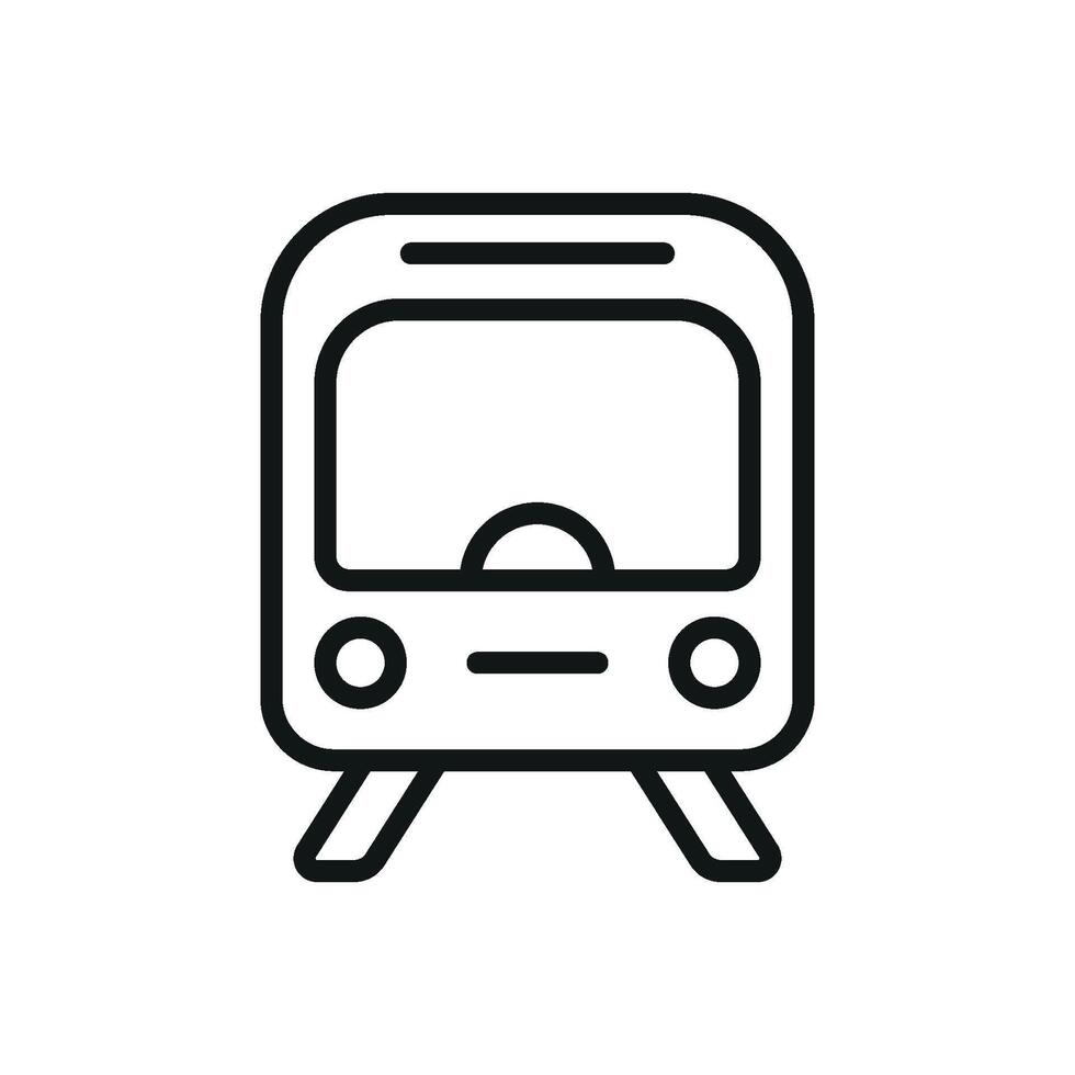 Subway train icon design templates simple and modern vector