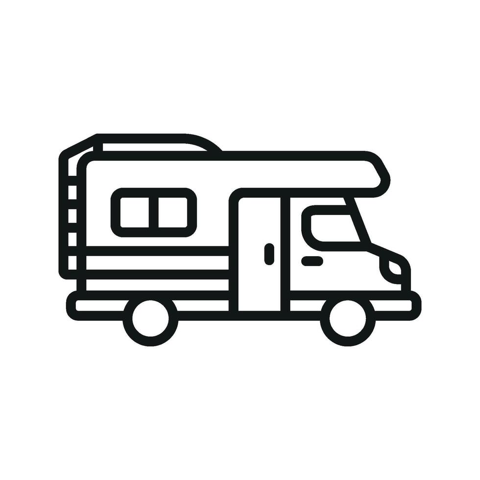 Motor home icon design templates simple and modern vector