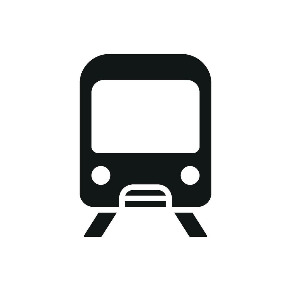 Subway train icon design templates simple and modern vector