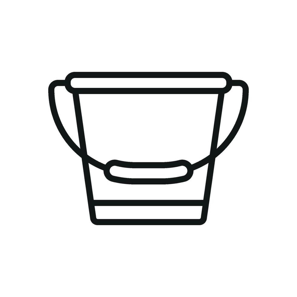Bucket icon design templates simple and modern vector