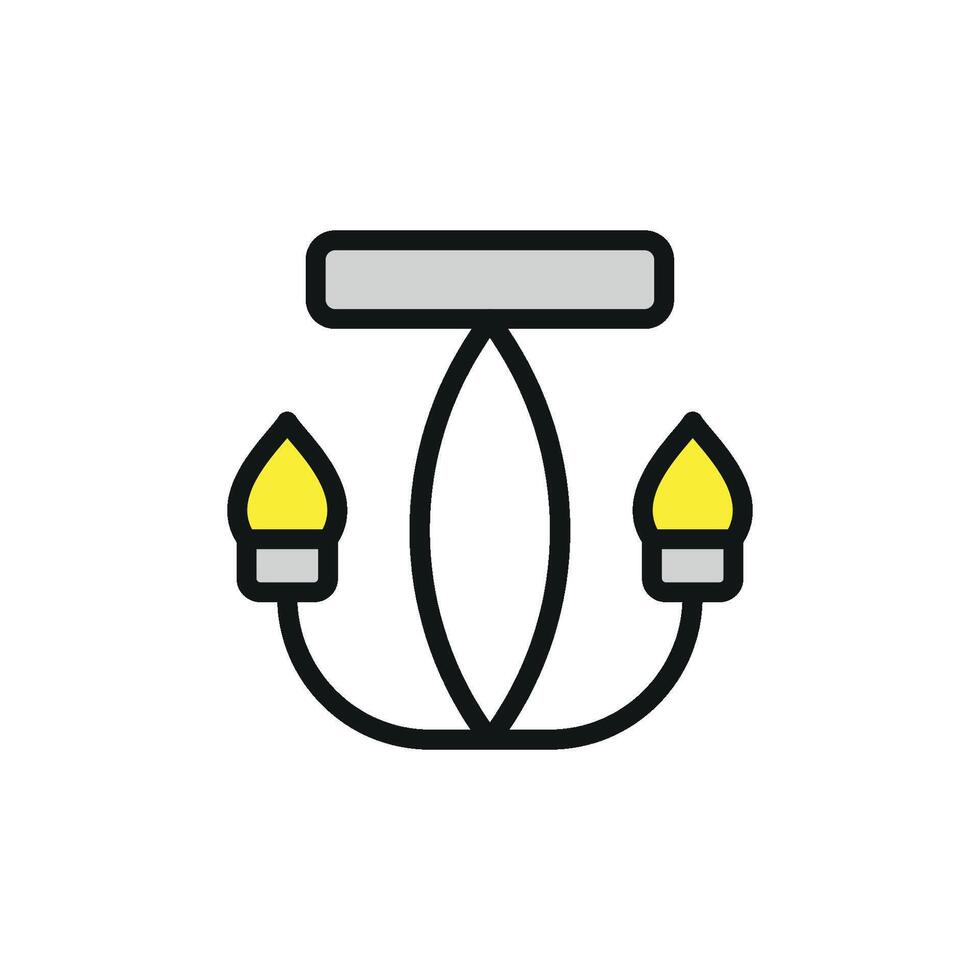 Chandeliers icon design templates simple and modern vector