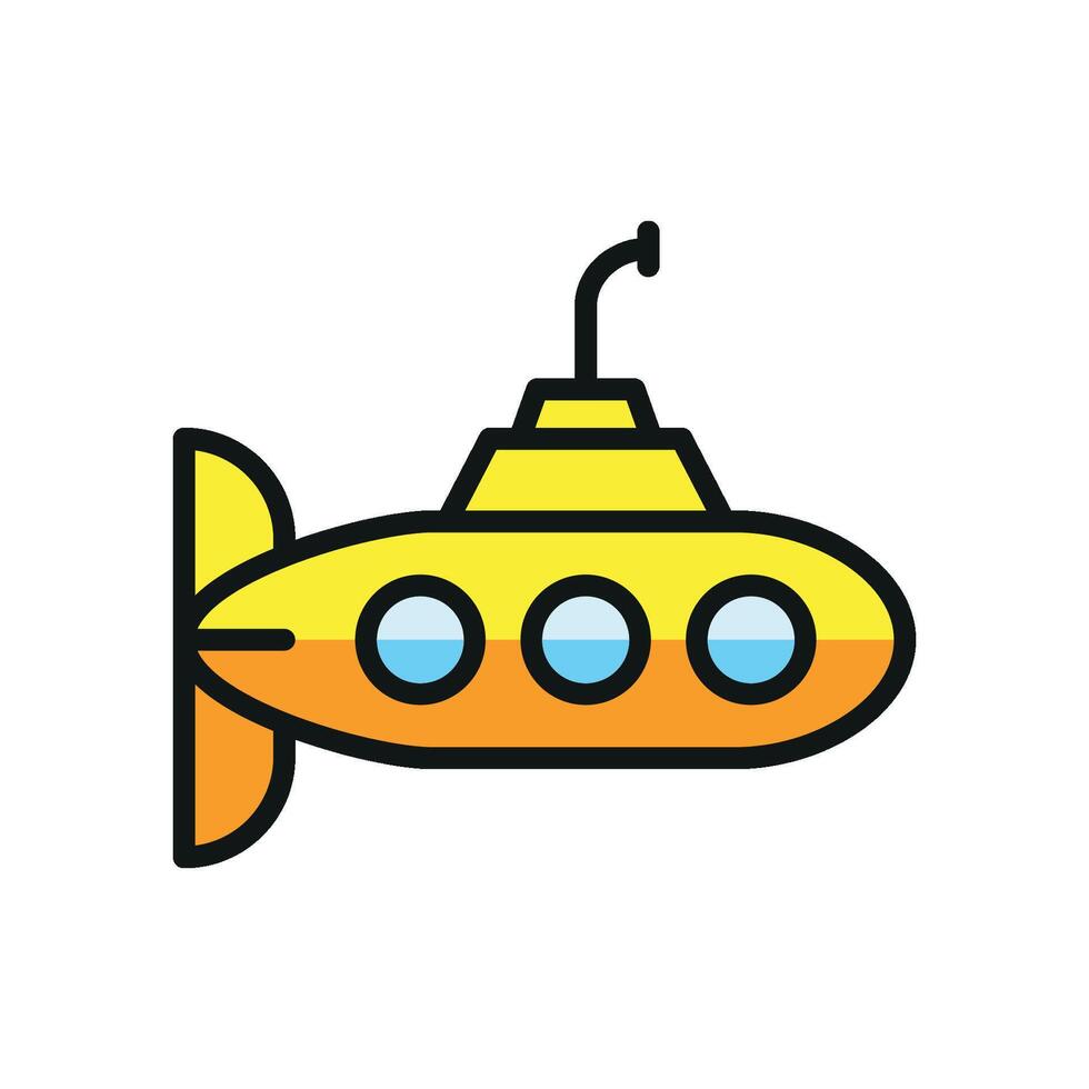 Submarine icon design templates simple and modern vector