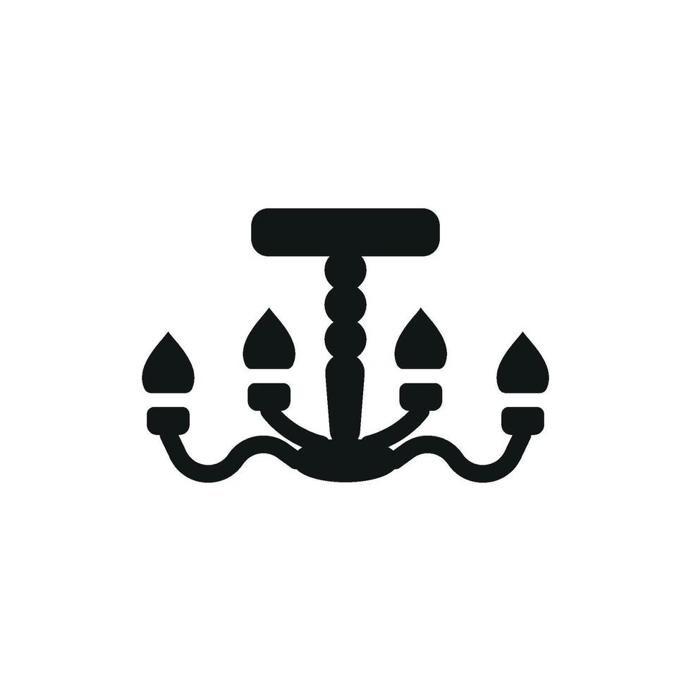 Chandeliers icon design templates simple and modern vector