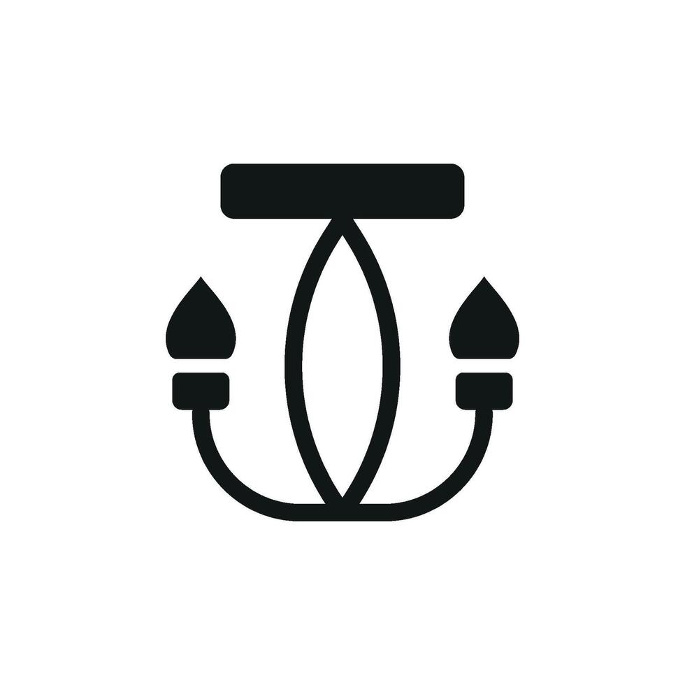 Chandeliers icon design templates simple and modern vector
