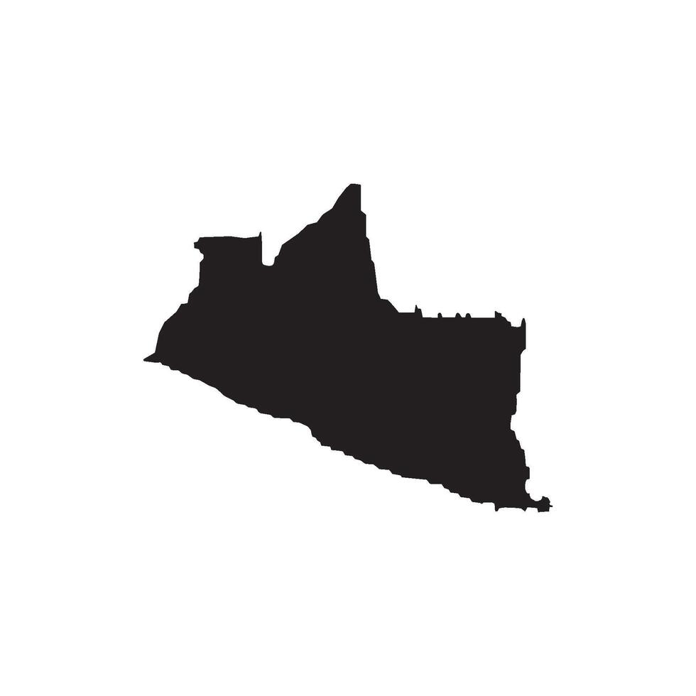 Yogyakarta map icon vector