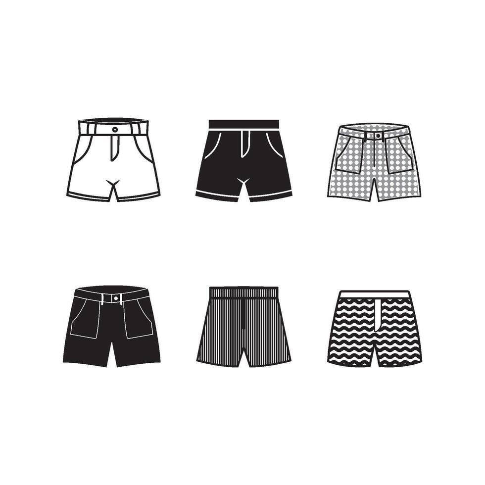 shorts icon design vector