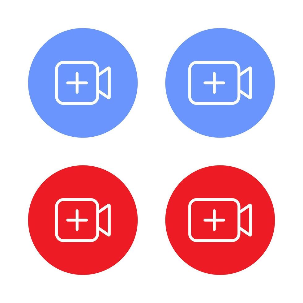 Add icon on circle background. Upload content button vector