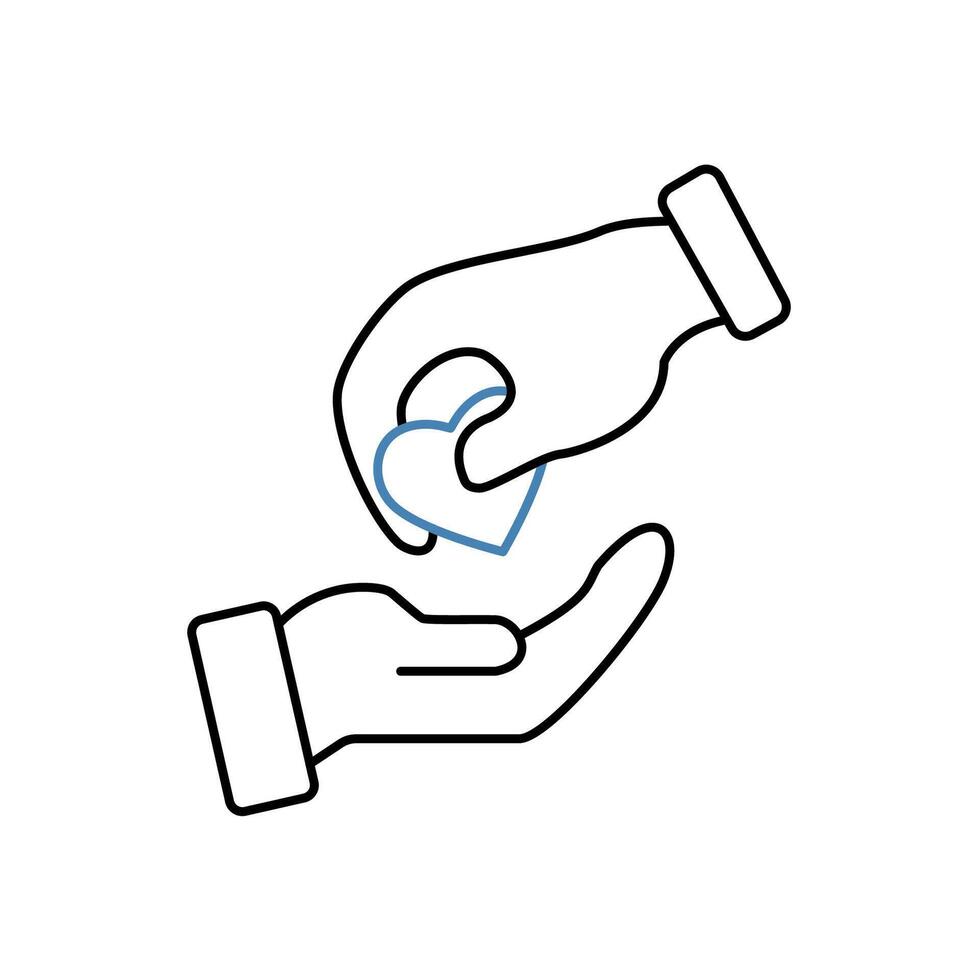 loyalty concept line icon. Simple element illustration. loyalty concept outline symbol design. vector