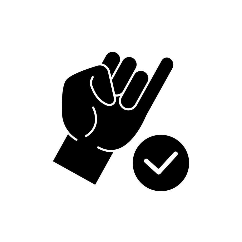 promise concept line icon. Simple element illustration. promise concept outline symbol design. vector