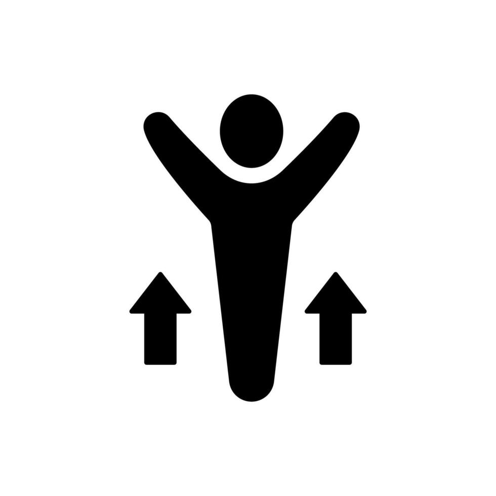 confidence concept line icon. Simple element illustration. confidence concept outline symbol design. vector