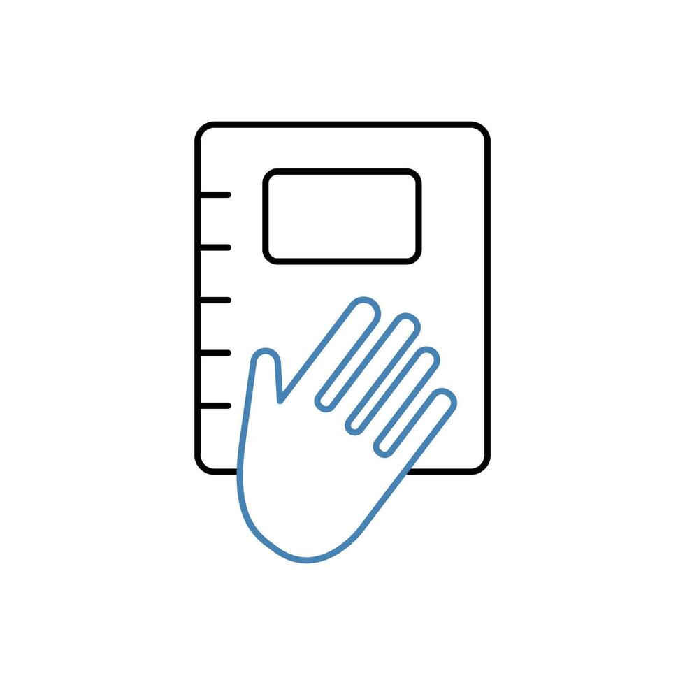 truth concept line icon. Simple element illustration. truth concept outline symbol design. vector