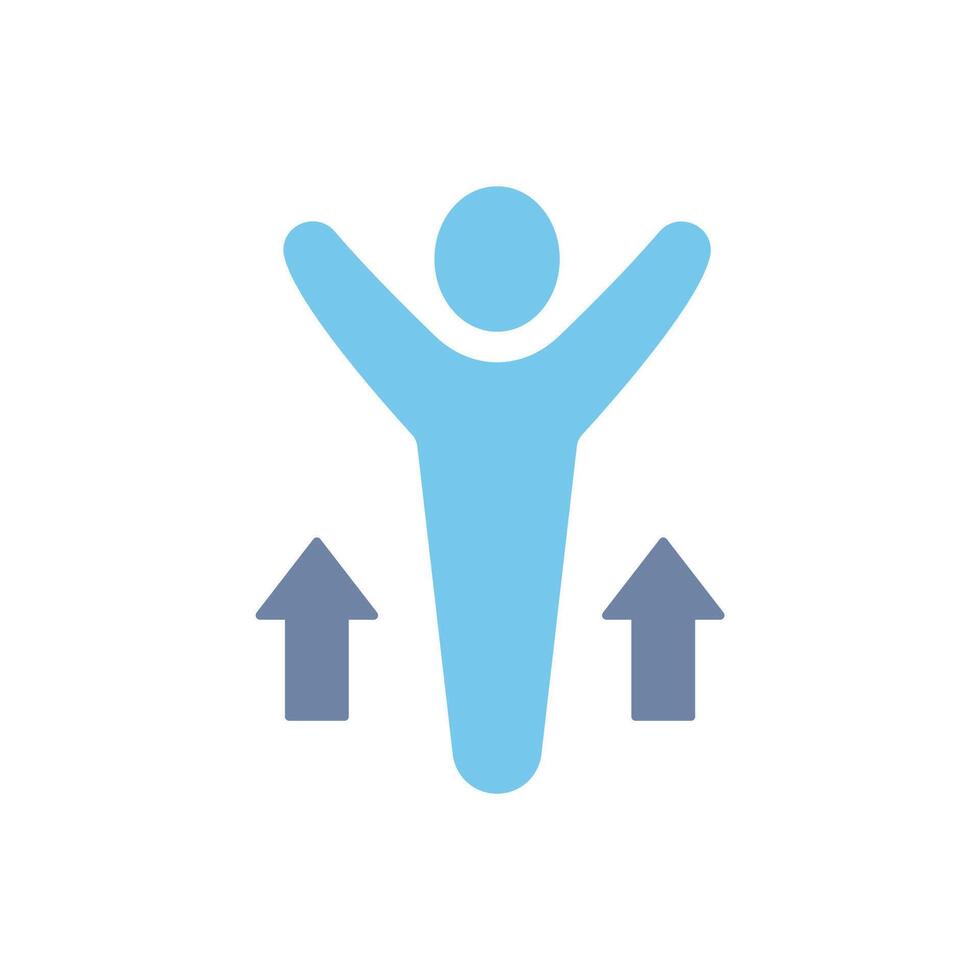 confidence concept line icon. Simple element illustration. confidence concept outline symbol design. vector
