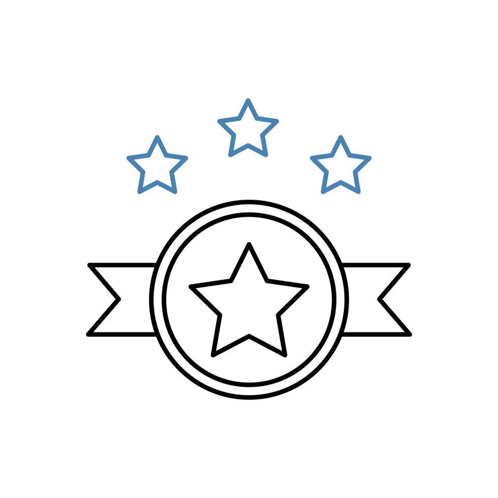 trusted concept line icon. Simple element illustration. trusted concept outline symbol design. vector