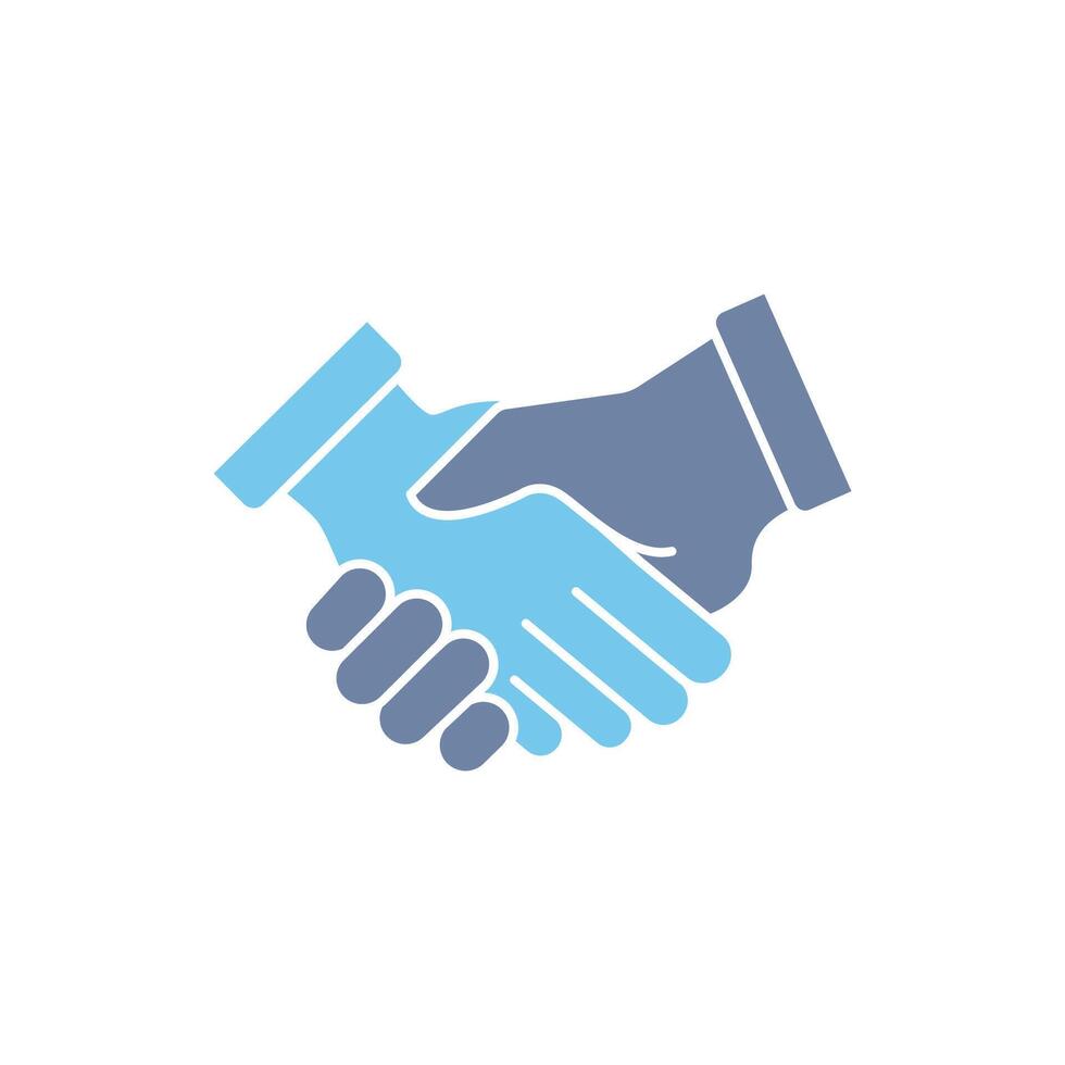 handshake concept line icon. Simple element illustration. handshake concept outline symbol design. vector