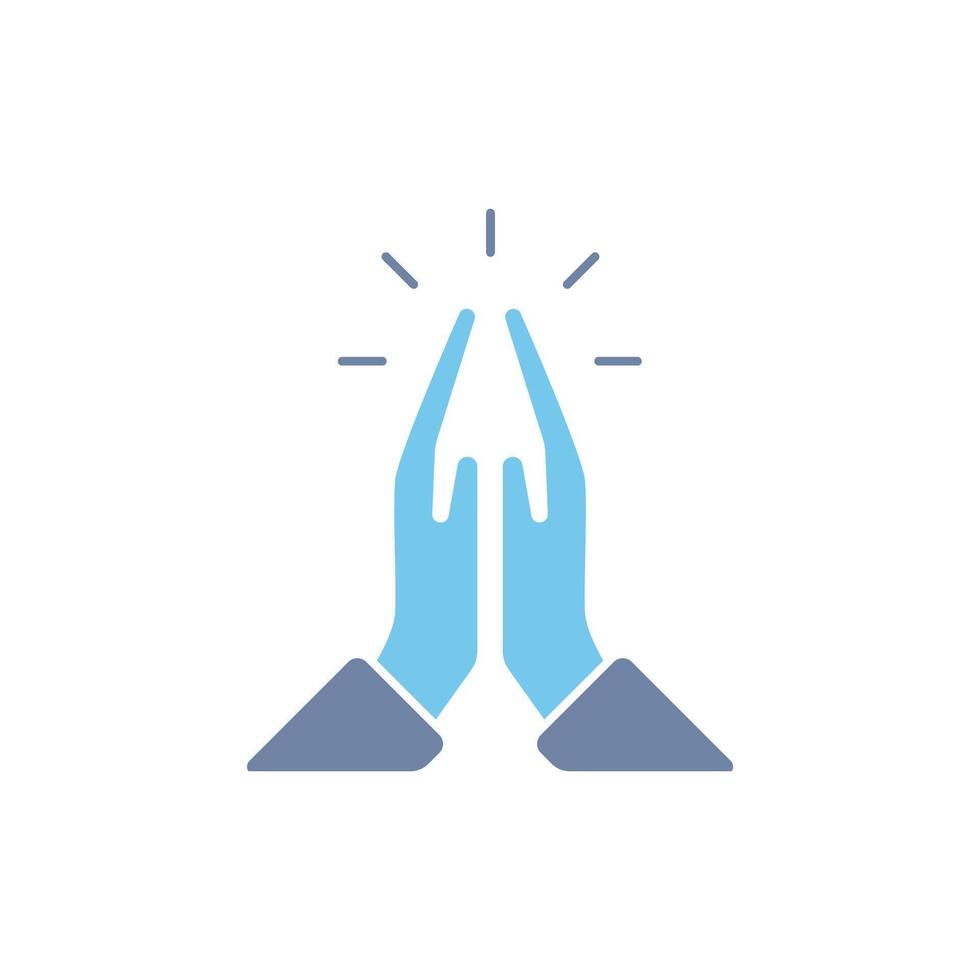 faith concept line icon. Simple element illustration. faith concept outline symbol design. vector