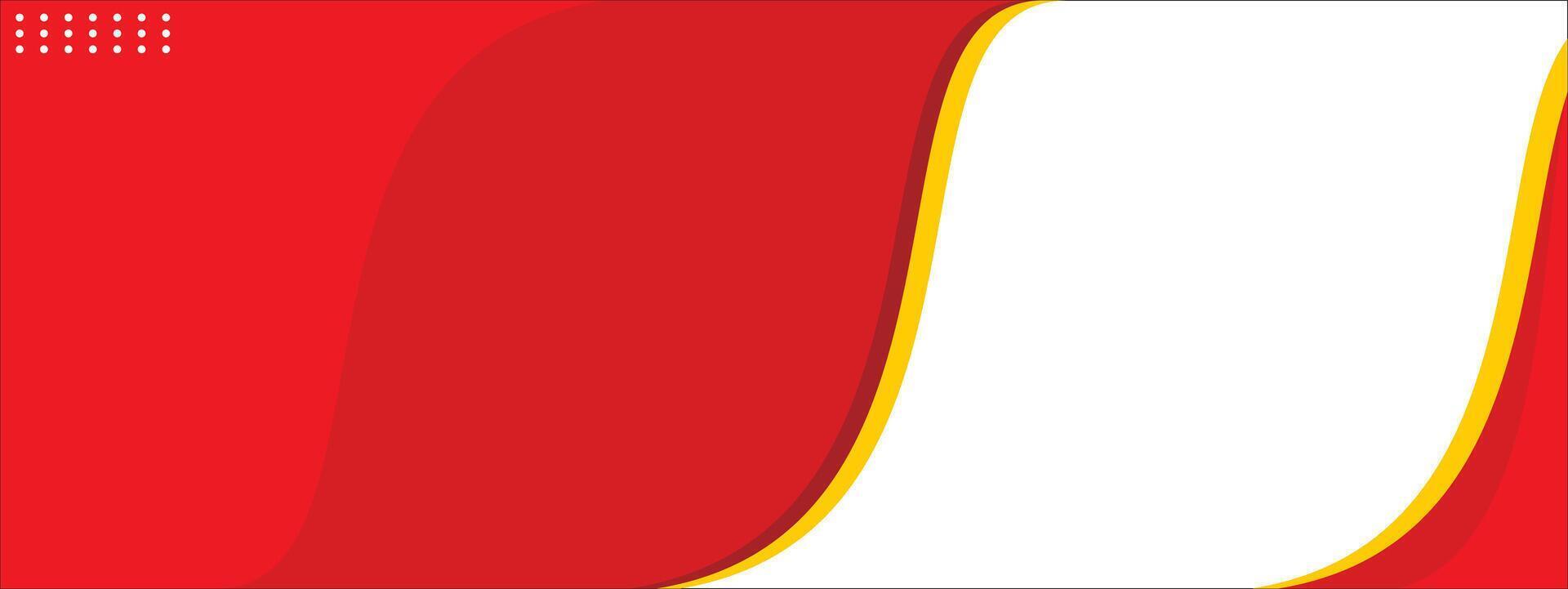 Elegant red background banner vector