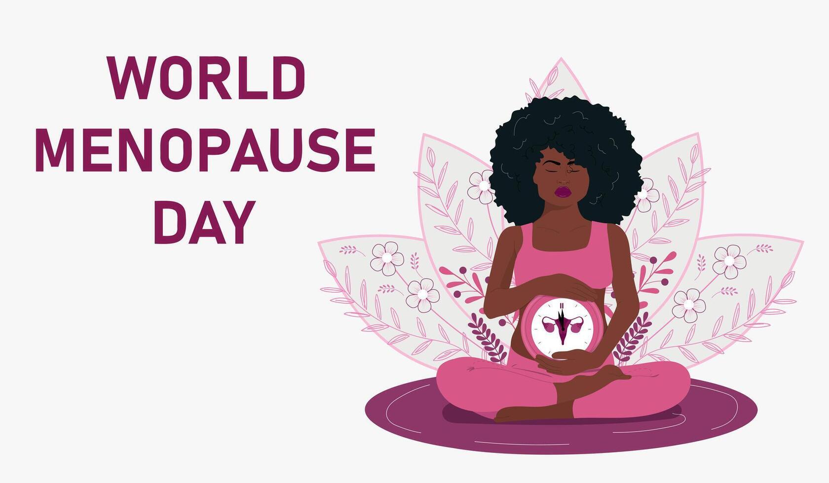 World Menopause Day banner 48453001 Vector Art at Vecteezy