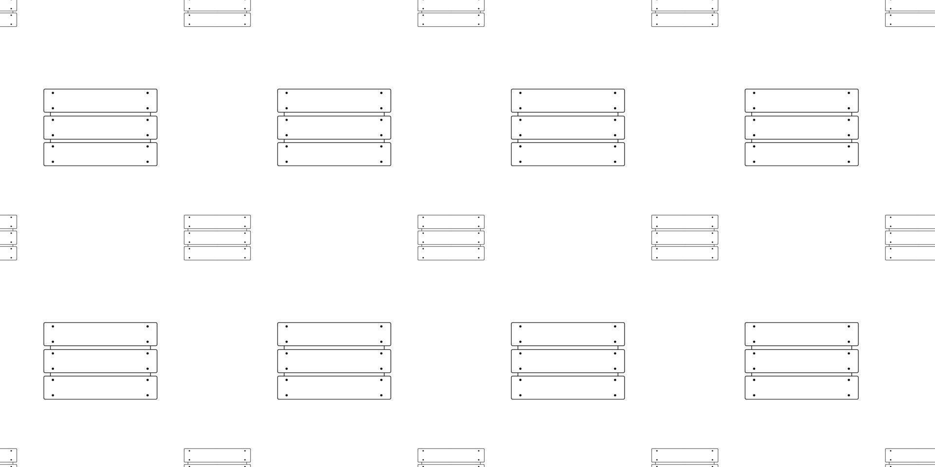 Crate Icon Seamless Pattern, Shipping Container Icon Art Illustration. Background with Wooden Box for Garden Isolated on White background. Linear outline Simple template for Printing. vector