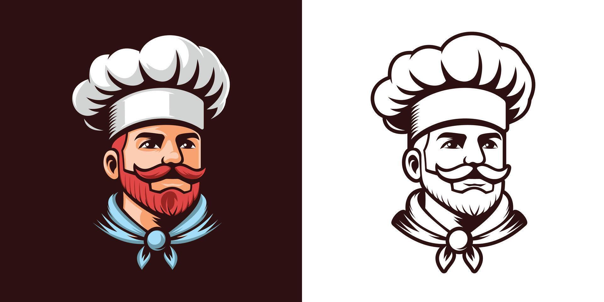 Chef Mascot Illustration vector