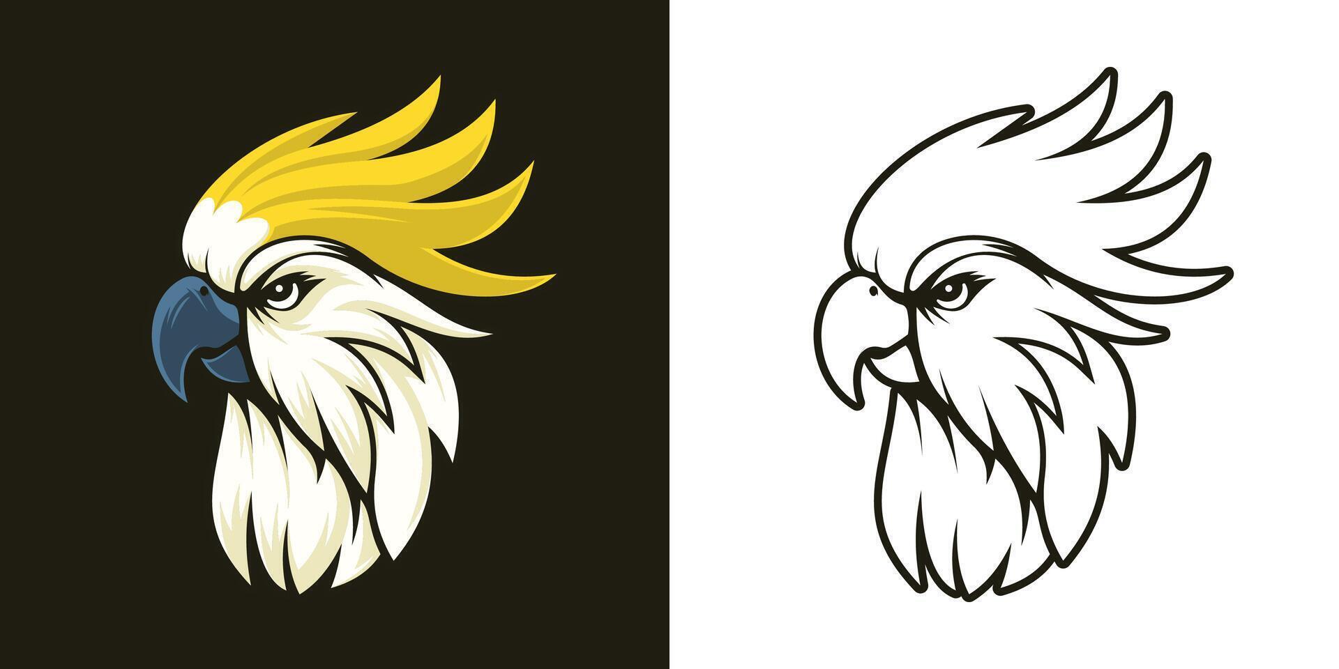 Cockatoo Mascot Illustration vector