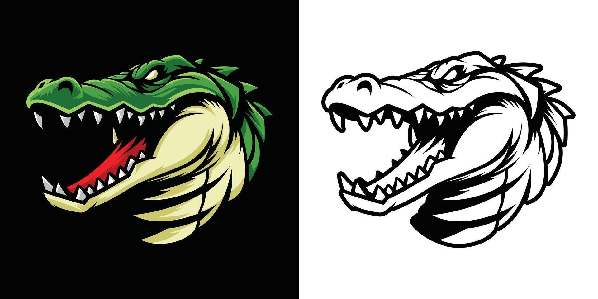 Crocodile Mascot Illustration vector