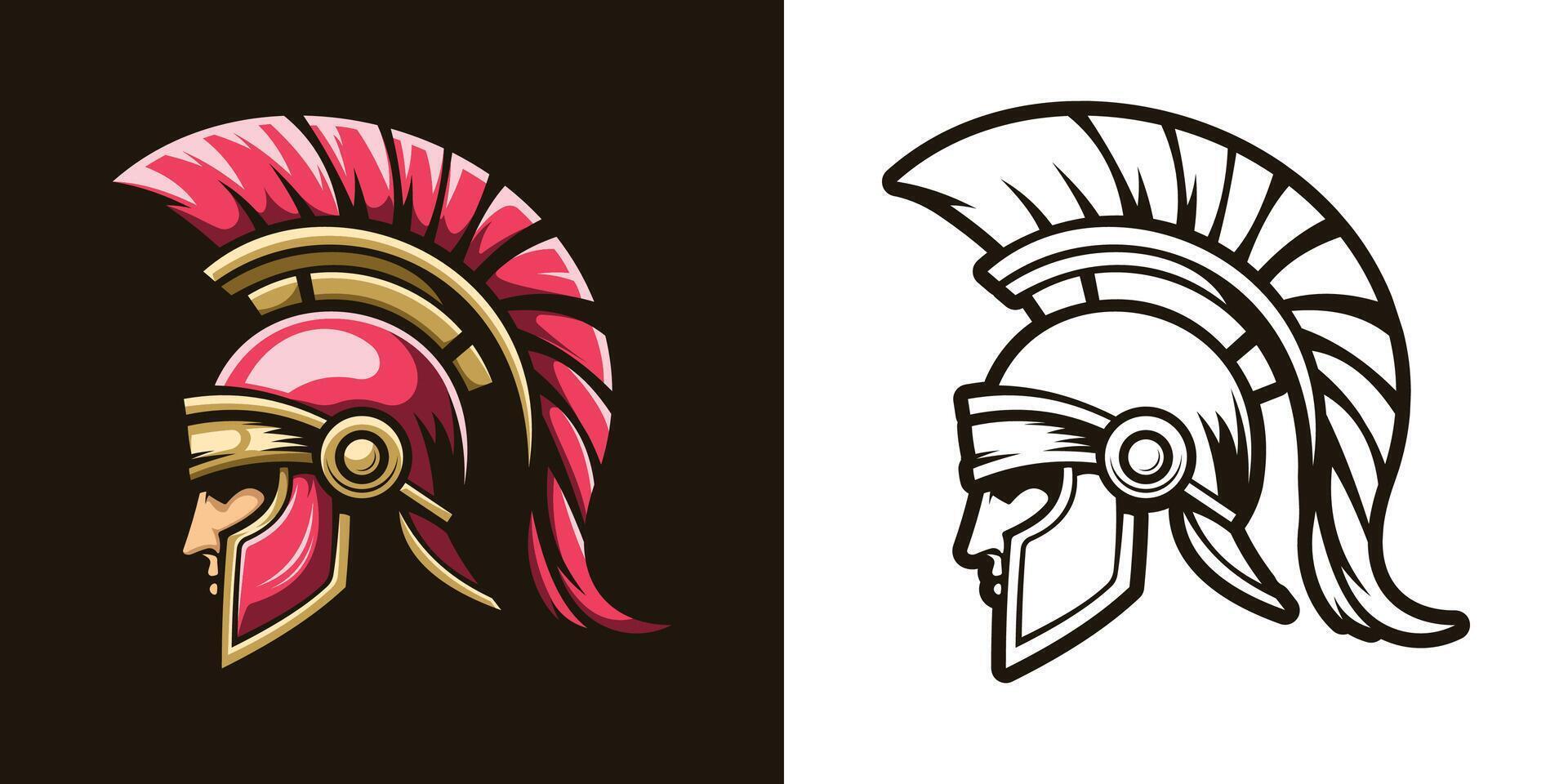 Roman General Mascot Illustration vector