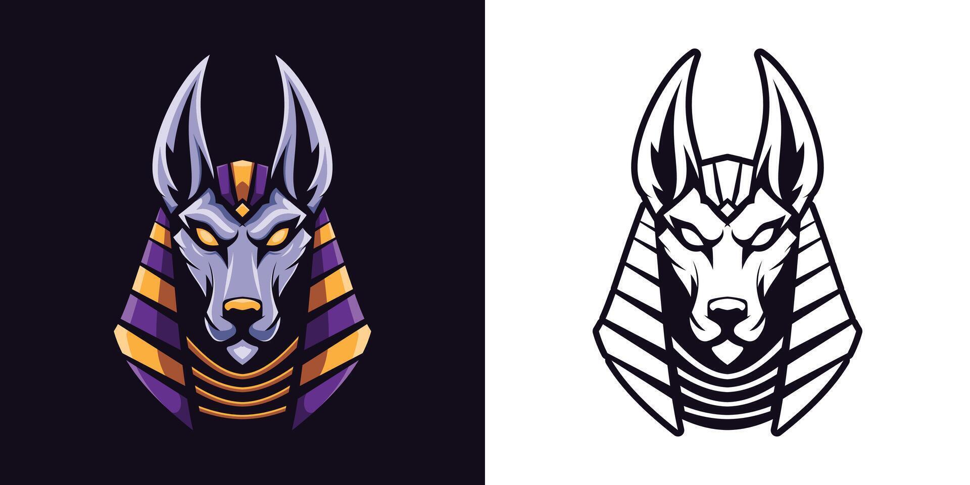 Anubis Mascot Illustration vector