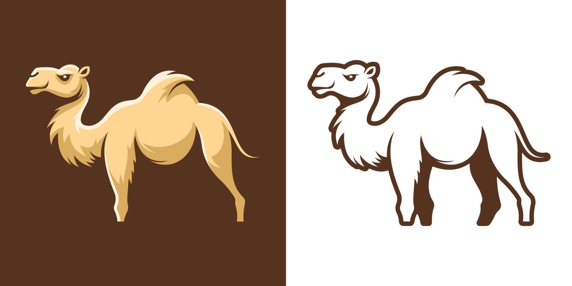 Camel Mascot Illustration vector
