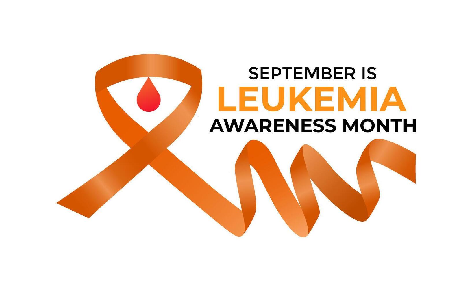leukemia awareness month is september illustration. In most cases, blood cells originate from stem cells in the bone marrow. vector