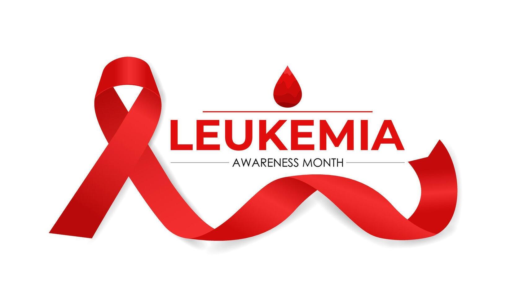 leukemia awareness month is september illustration. In most cases, blood cells originate from stem cells in the bone marrow. vector