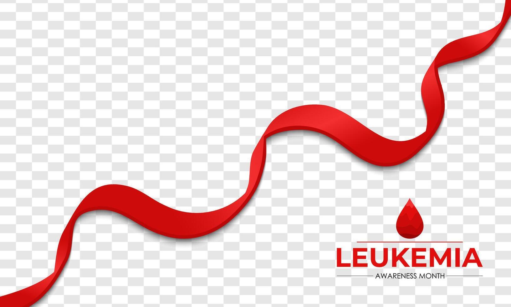 leukemia awareness month is september illustration. In most cases, blood cells originate from stem cells in the bone marrow. vector