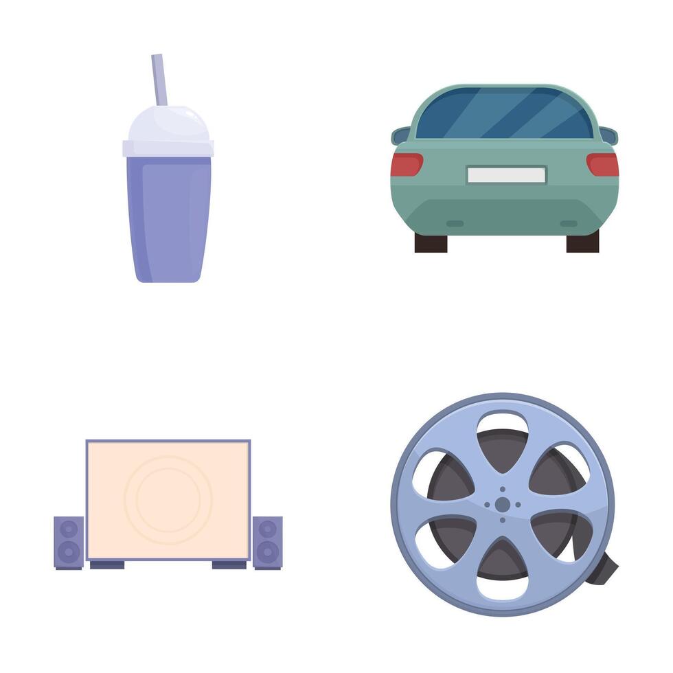 Vector set of everyday objects