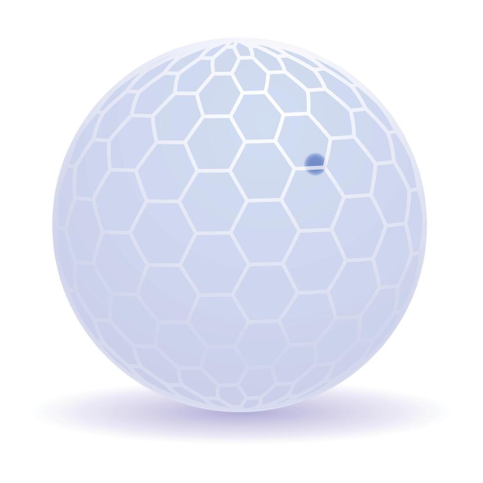 Abstract sphere showing a honeycomb structure with hexagonal cells vector