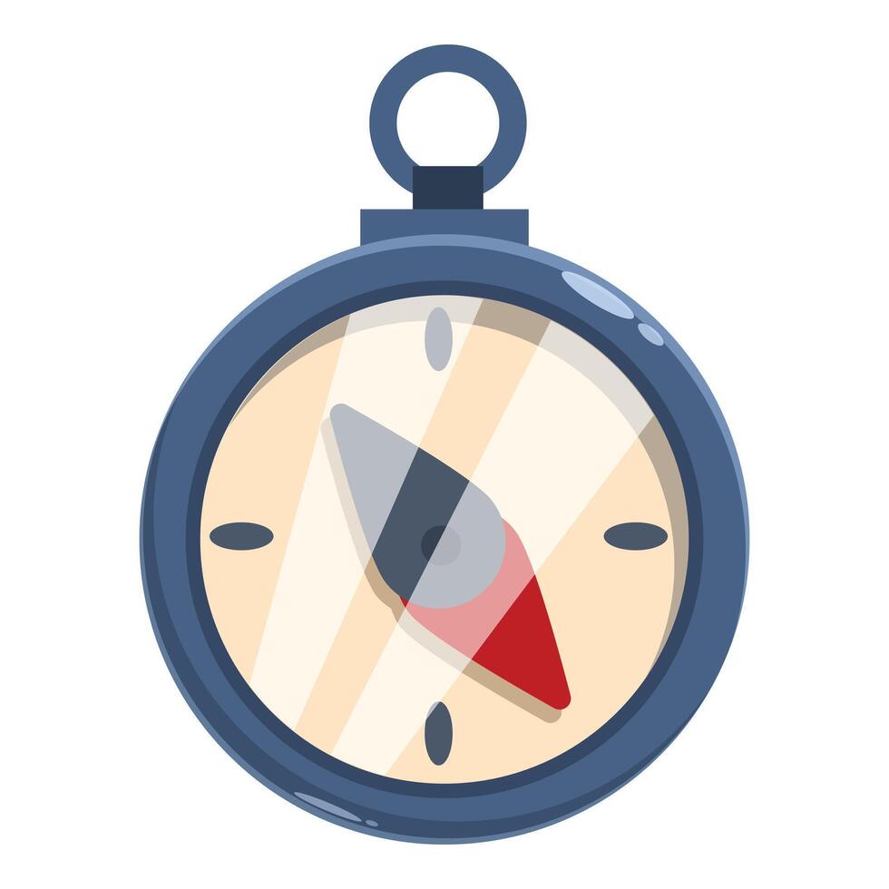 Compass showing the way for explorers and travelers vector